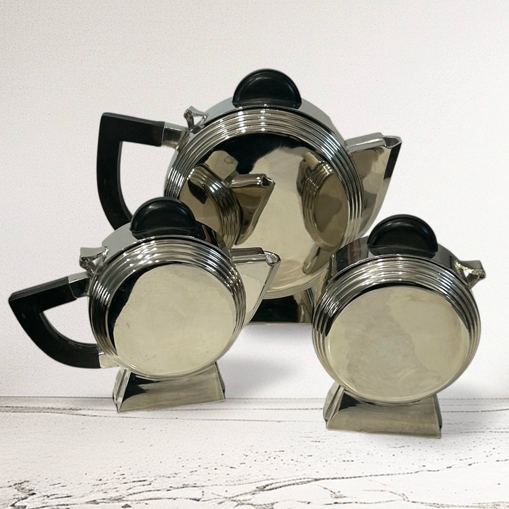 Vintage Art Deco 3 Pc. Tea Set